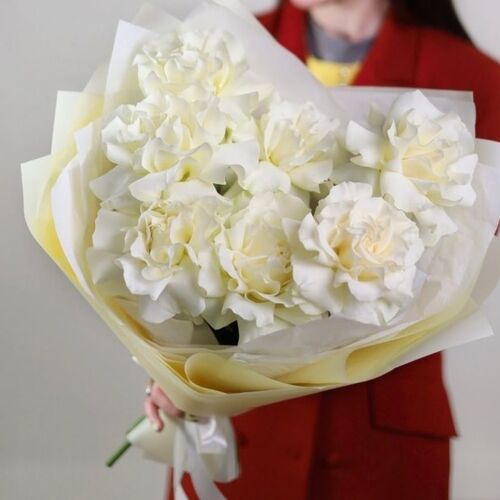 Букет французких роз (белые розы)